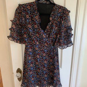 Lost + Wander Flower Wrap Dress
